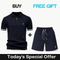 Navy Blue + Navy Blue Shorts