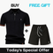 Black + Black Shorts